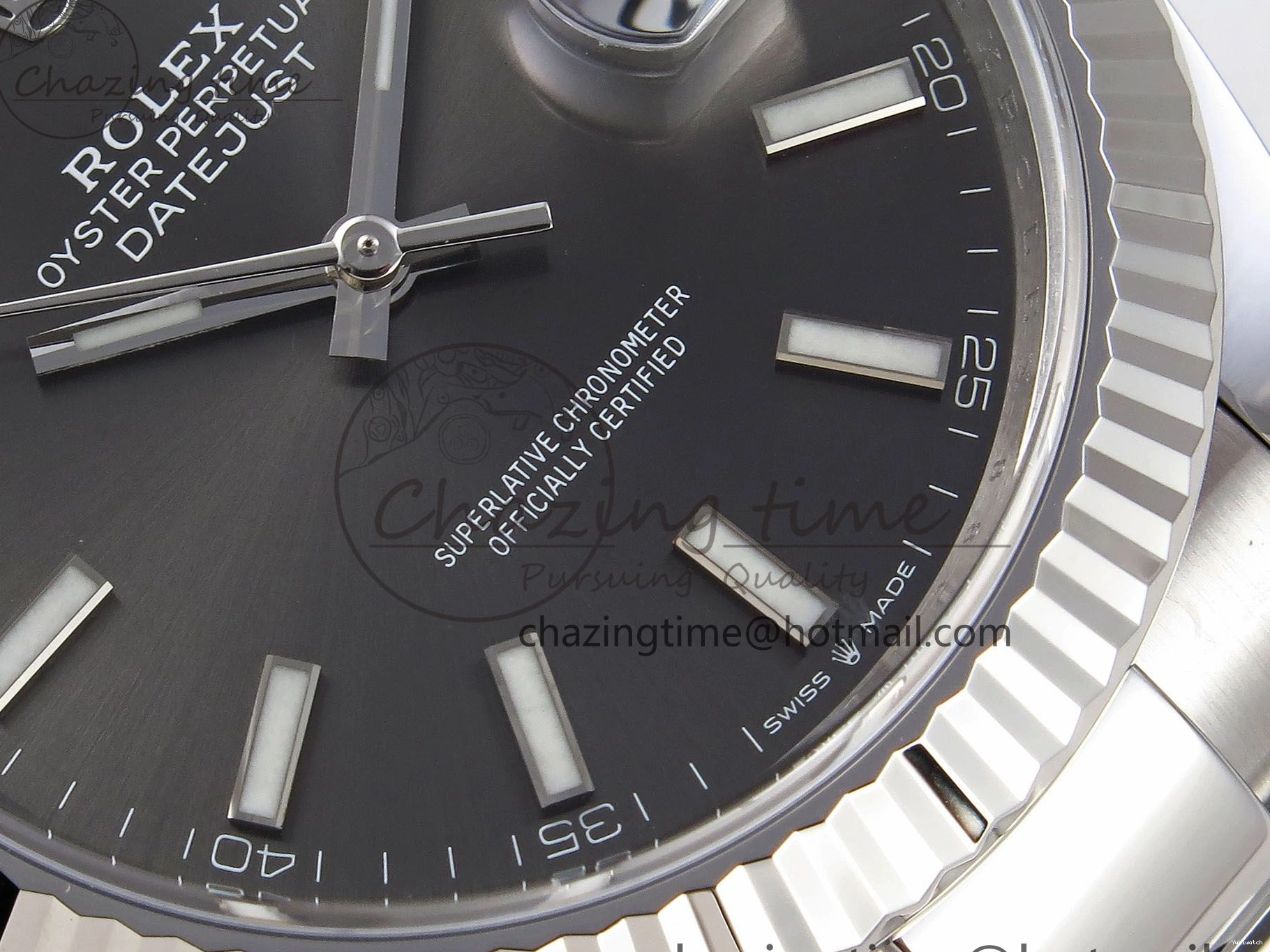 VR3235 DateJust 904L Dial on SS Edition Steel Best Bracelet Gray 41 Oyster 126334 1:1 C+F 0517